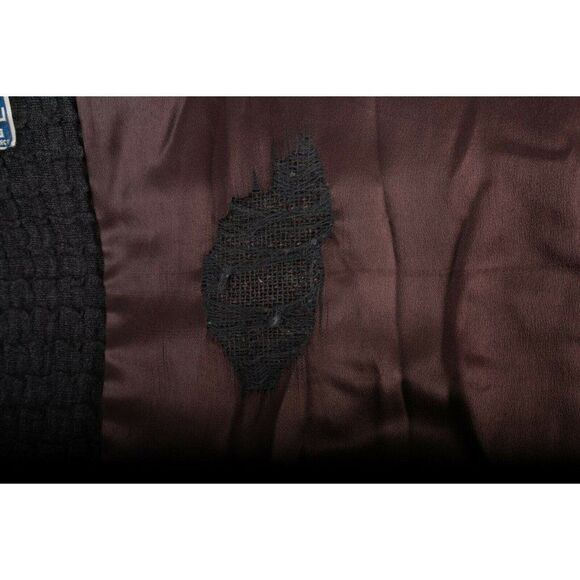 Vintage 40s 50 Tissus Hurel Paris French Coat Gray - Picture 6 of 12